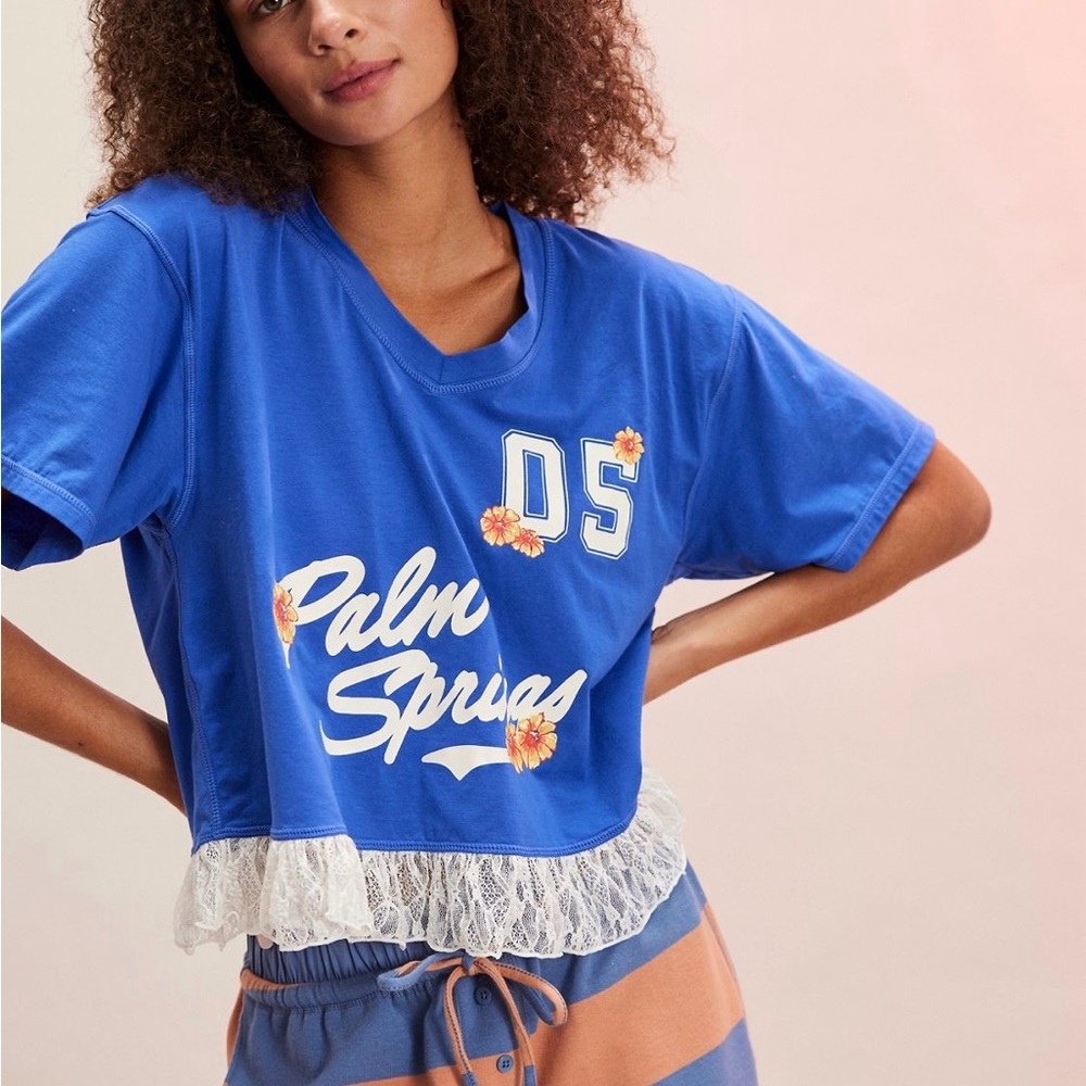 Palm Springs Blue Short Sleeve Tee